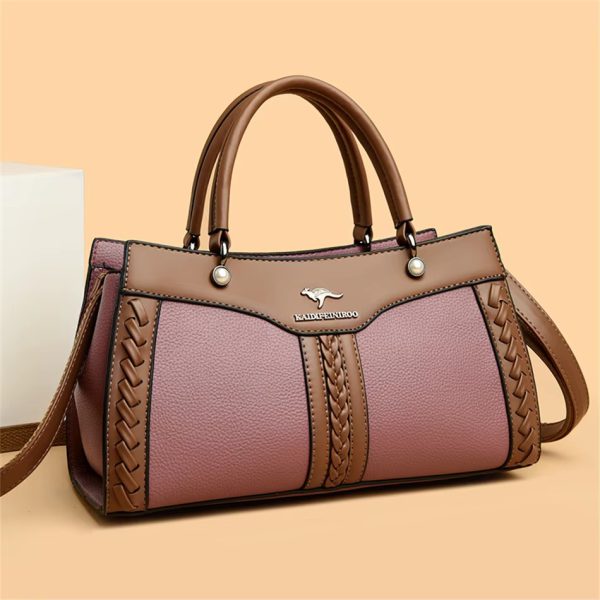 Trendy Multi Layered High Quality Soft Leather Messenger Shoulder Crossbody Bag - Image 2