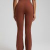 Trendy Plain Soft High Waist Full Length Flared Pants - Image 13