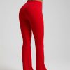 Trendy Plain Soft High Waist Full Length Flared Pants - Image 21