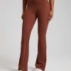 Trendy Plain Soft High Waist Full Length Flared Pants - Image 14