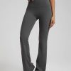 Trendy Plain Soft High Waist Full Length Flared Pants - Image 11