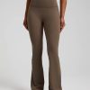 Trendy Plain Soft High Waist Full Length Flared Pants - Image 9