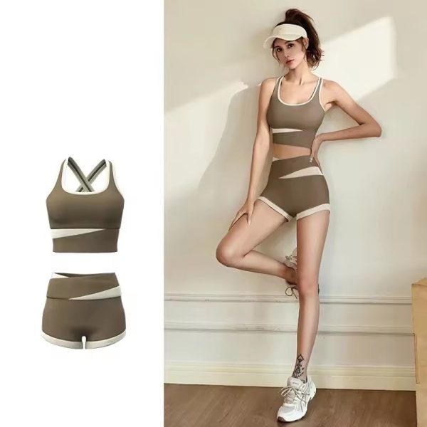 Trendy Sports Short Skirt And Top Thin Yoga 2 Piece Sets - Image 6