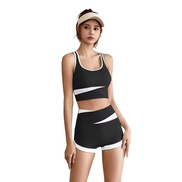 Trendy Sports Short Skirt And Top Thin Yoga 2 Piece Sets - Image 3