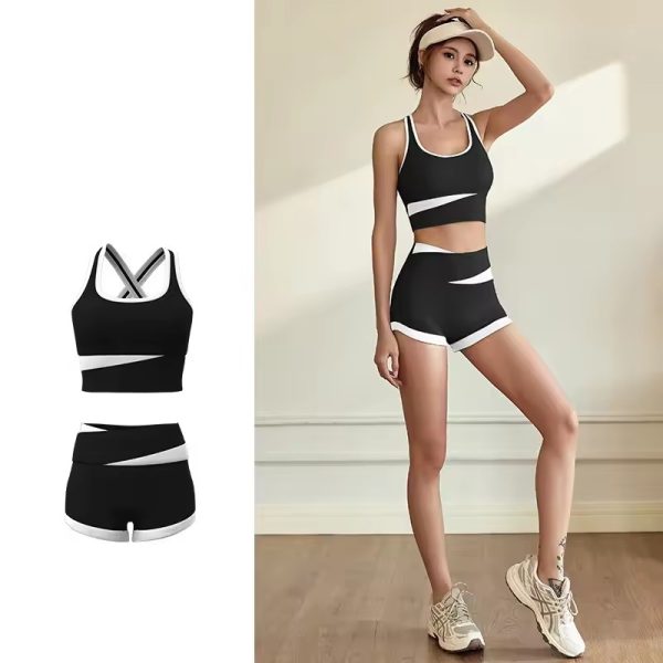 Trendy Sports Short Skirt And Top Thin Yoga 2 Piece Sets - Image 2