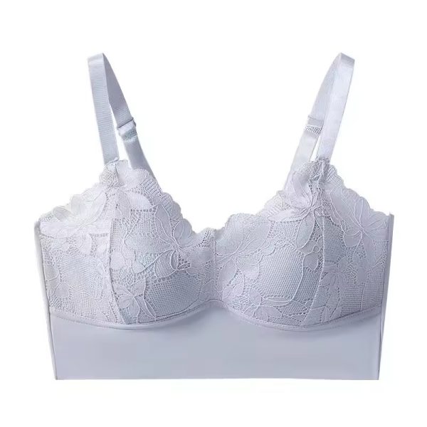 Trendy Steel Ring Gather Large Seamless Size Bra - Image 2