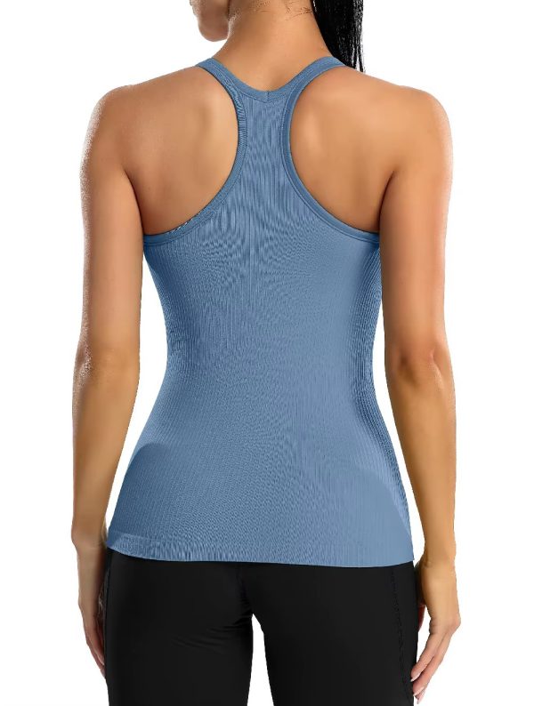 Trendy U-Neck Basic Breathable Camisole Sportswear - Image 2