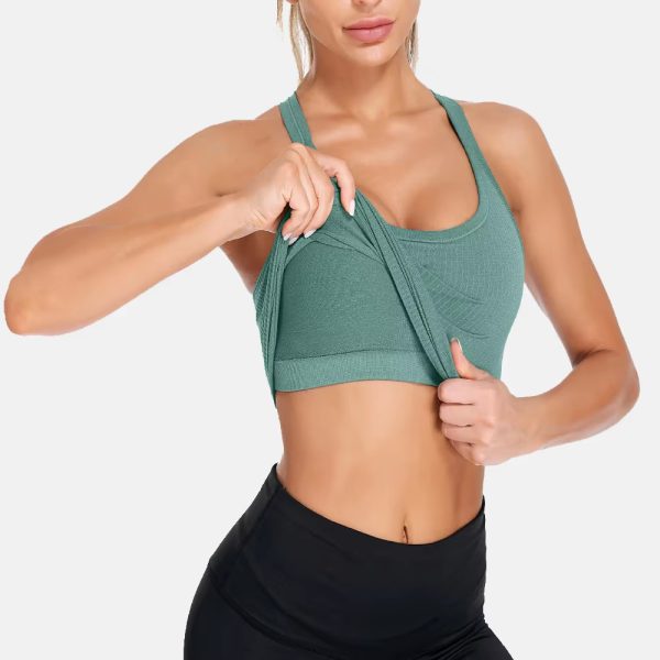 Trendy U-Neck Basic Breathable Camisole Sportswear - Image 4