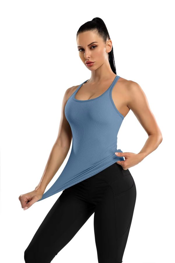 Trendy U-Neck Basic Breathable Camisole Sportswear