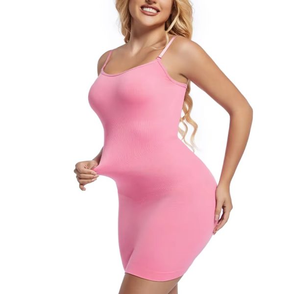 Tummy Control Adjustable Spaghetti Full Slip Seamless Body Shaper Shapewear Slips for Under Dresses - Image 8