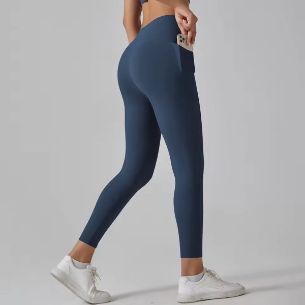 Tummy Control Running With Pockets High Waist Yoga Pants