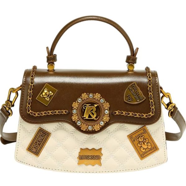 Designer High- End Texture Single Shoulder Crossbody Handbag - Image 4