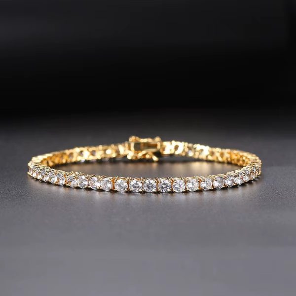 3.0mm All D Moissanite Tennis 925 Sterling Bracelets Engagement Wedding Gift - Image 7