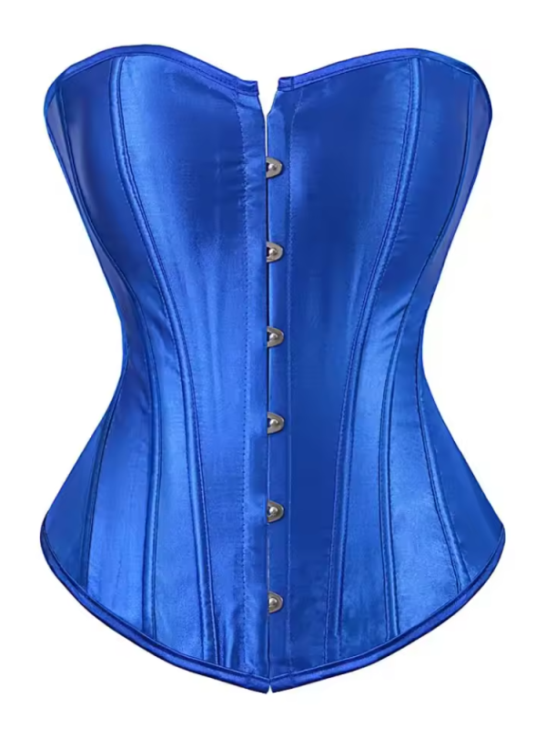 Classic Clubwear Bustier Gothic Satin Party Corset - Image 18