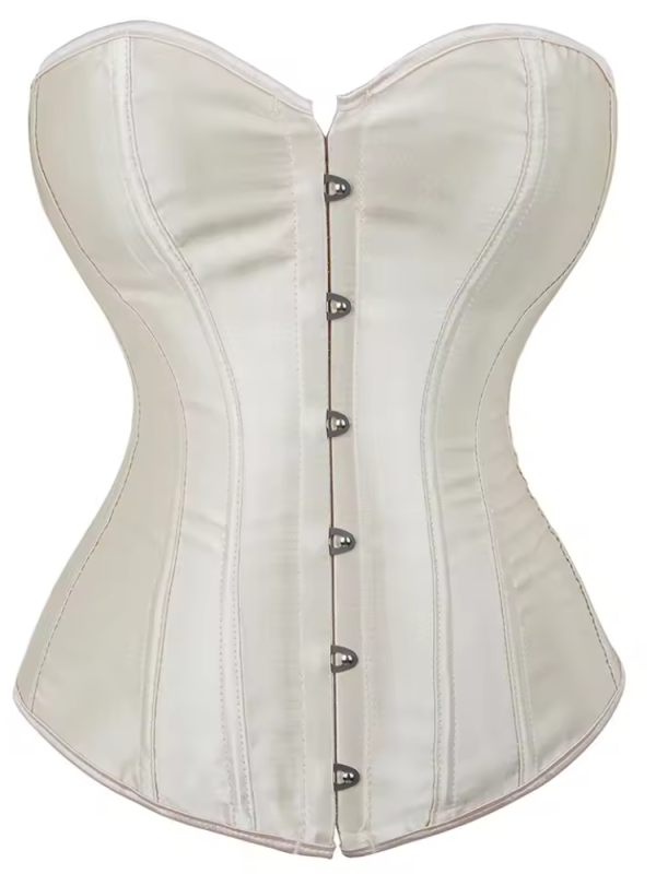 Classic Clubwear Bustier Gothic Satin Party Corset - Image 5