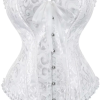 Vintage Gothic Shapewear Overbust Corset Tops - Image 4