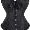 Vintage Gothic Shapewear Overbust Corset Tops - Image 2