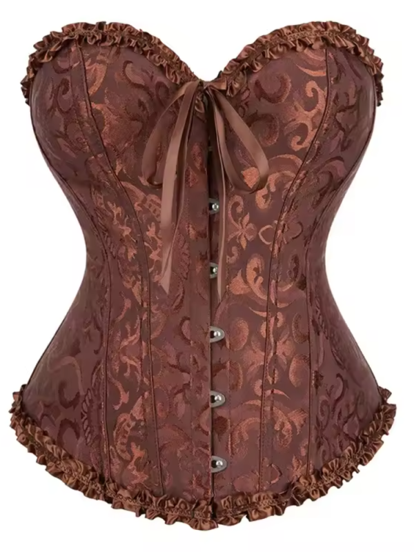 Vintage Gothic Shapewear Overbust Corset Tops - Image 9