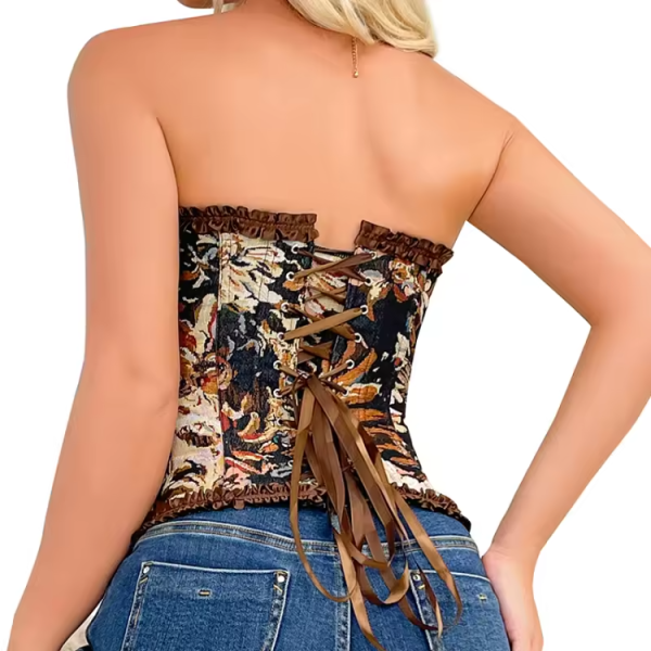 Bustier Fashion Waist Girdle Tummy Control Corset - Image 5