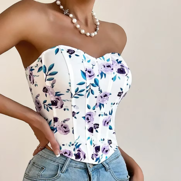 Casual Bustier Corsets Body Shaper Strapless Tank Top - Image 11