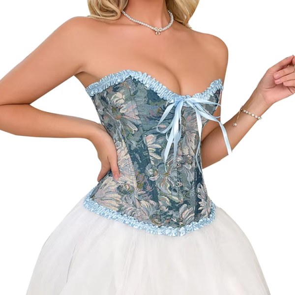 Bustier Fashion Waist Girdle Tummy Control Corset - Image 7