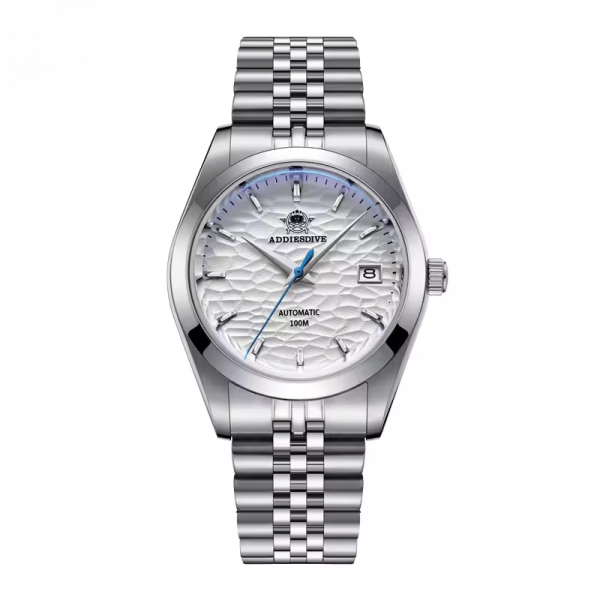 Automatic Mechanical Watch Man Business Leisure Wristwatch Luxury Silver Luminous Waterproof Watch - Image 3