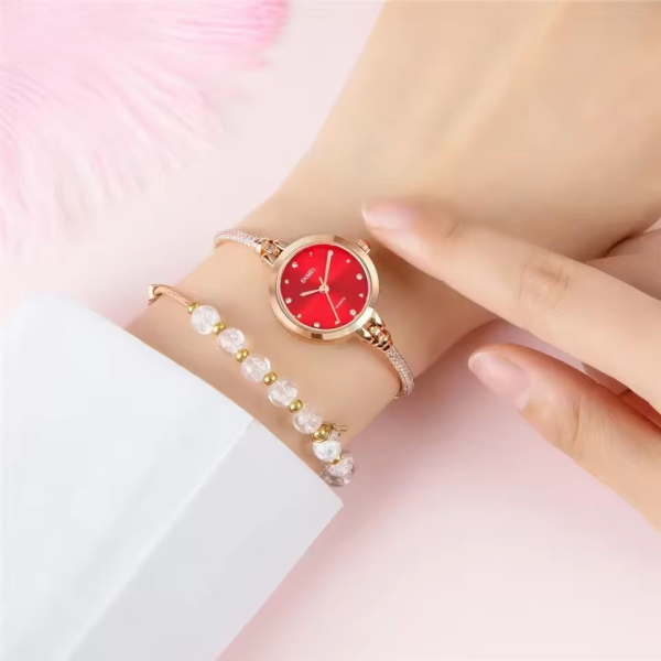 Casual 3Bar Waterproof Water Resistant Simple Quartz Watch - Image 2