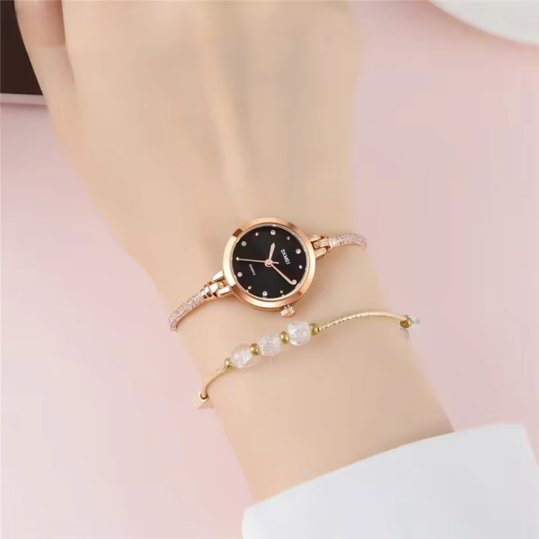 Casual 3Bar Waterproof Water Resistant Simple Quartz Watch - Image 3