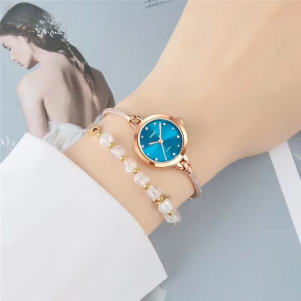 Casual 3Bar Waterproof Water Resistant Simple Quartz Watch - Image 4