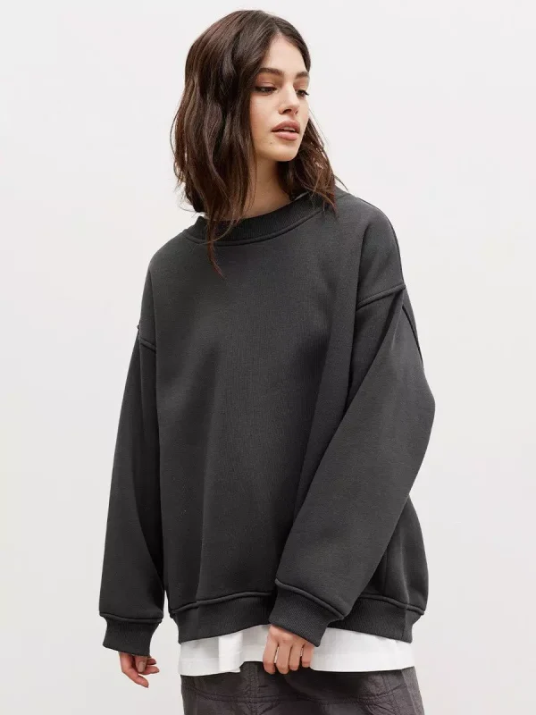 Casual Oversized Crewneck Sweatshirt  Top - Image 12