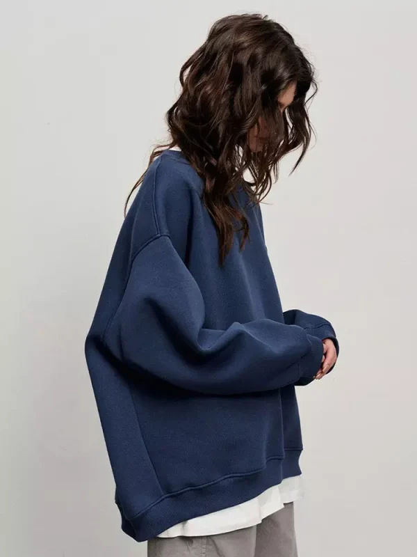 Casual Oversized Crewneck Sweatshirt  Top - Image 13