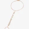 Classic Simple Alloy Rhinestone Bikinis Beach Ankle Pendant Bracelet - Image 3