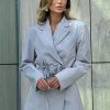 Elegant Long Sleeve Lace-Up Bow Blazer Dress Streetwear - Image 4