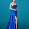 Luxury Strapless Sequin Split Birthday Party Maxi Dress - Image 2