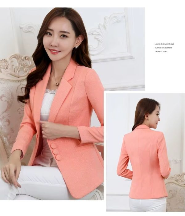 Formal Veste Slim Fashion Single Breasted Jackets - Image 3