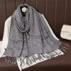 Luxury Wraps Crafted for Warmth and Style Printed Foulard Cotton Stoles - Image 3