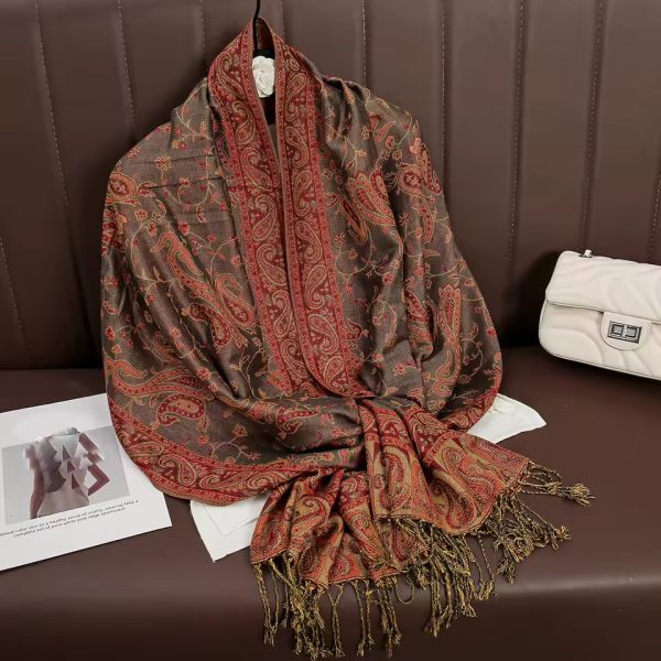 Elegant Pashmina Wraps Crafted  Printed  Cotton Stoles Scarves