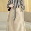 Elegant Striped Printing fashion Long Sleeve Shirt
