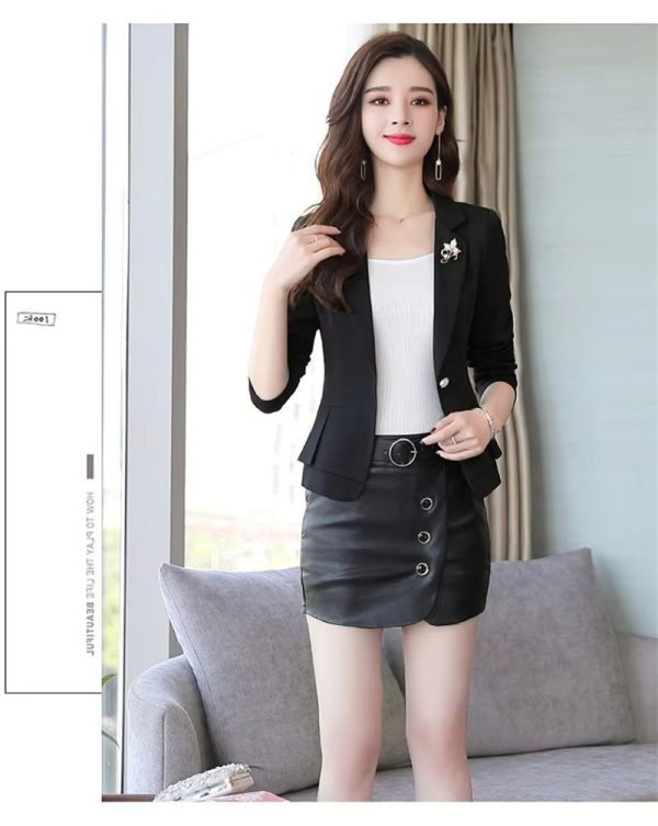 Elegant Drape Suit High Quality Slim Waist Formal Jackets