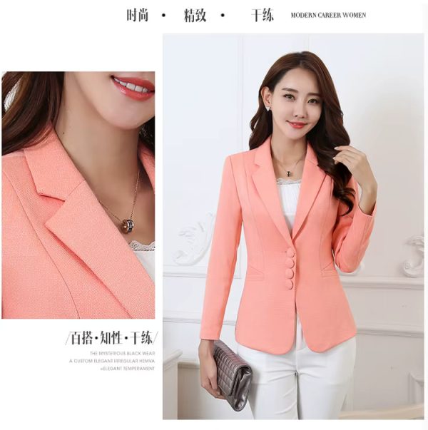 Formal Veste Slim Fashion Single Breasted Jackets - Image 28