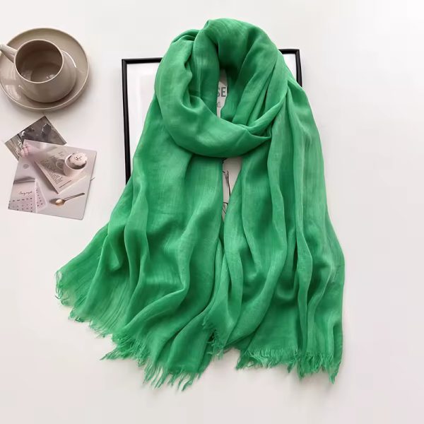 Hijab Design Print Foulard Bandana Cotton Pashmina Shawl Stoles - Image 28