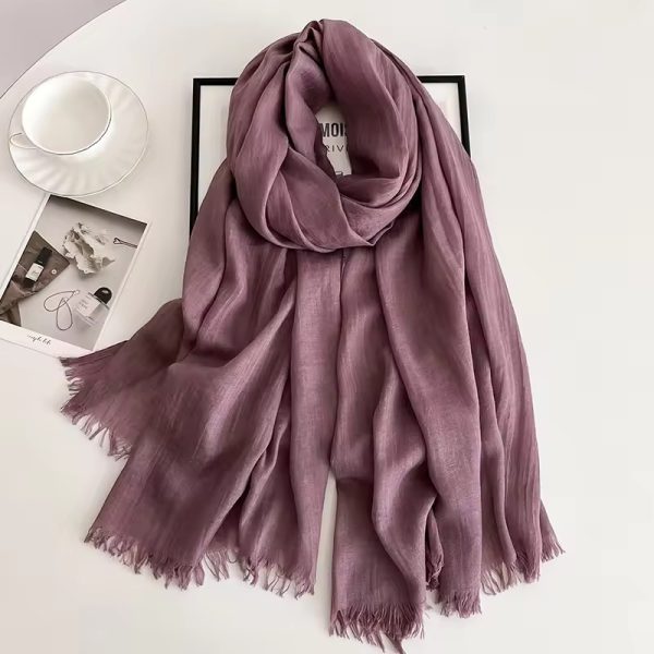 Hijab Design Print Foulard Bandana Cotton Pashmina Shawl Stoles - Image 30