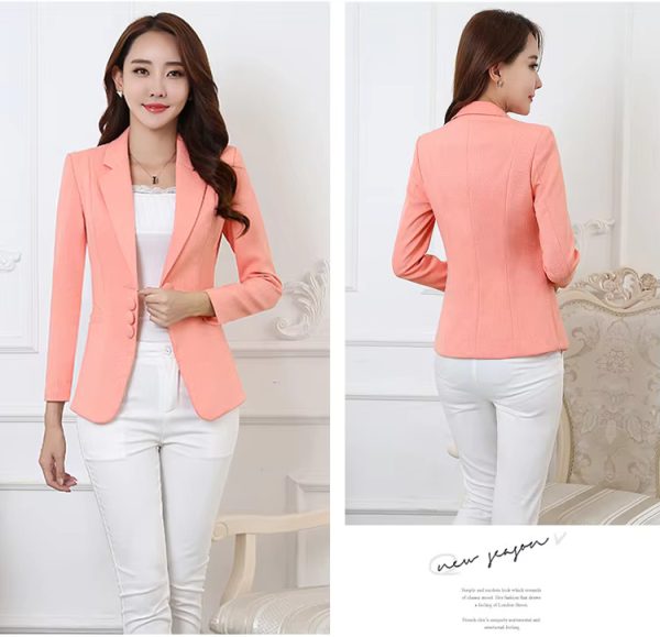 Formal Veste Slim Fashion Single Breasted Jackets - Image 22