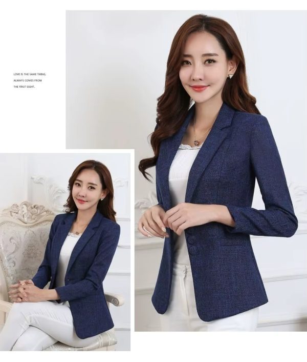 Formal Veste Slim Fashion Single Breasted Jackets - Image 23