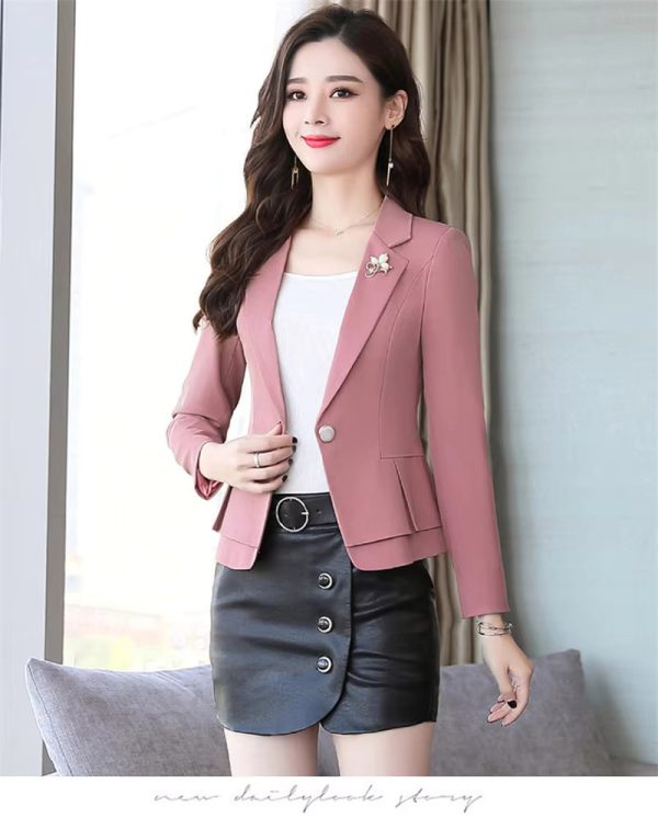 Elegant Drape Suit High Quality Slim Waist Formal Jackets - Image 4