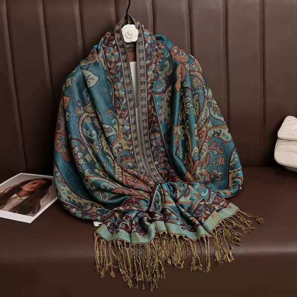 Luxury  Pashmina Wraps Printed  Cotton Stoles