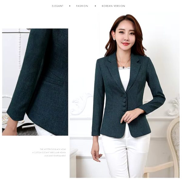 Formal Veste Slim Fashion Single Breasted Jackets - Image 15