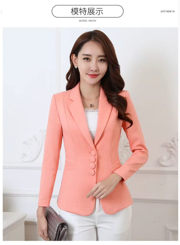 Formal Veste Slim Fashion Single Breasted Jackets - Image 9