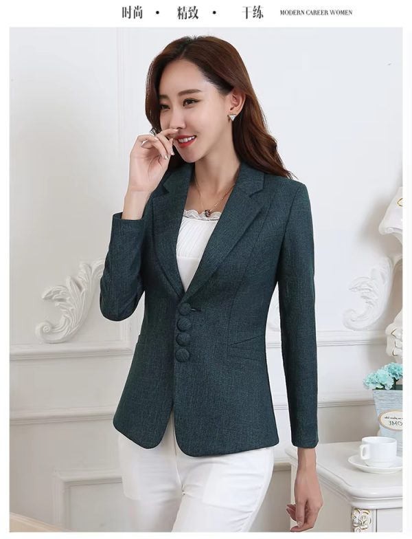 Formal Veste Slim Fashion Single Breasted Jackets - Image 16