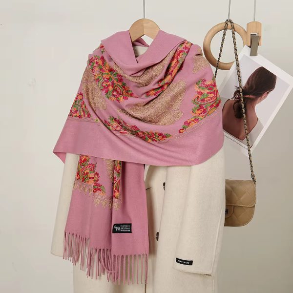 Luxury Cashmere Hick Foulard Bufanda Pashmina  Scarf - Image 4